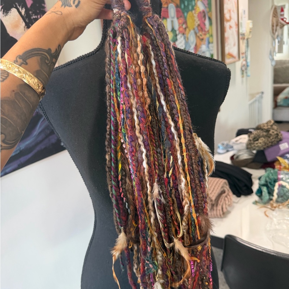 Bohemian Multi-Color Hair Extensions